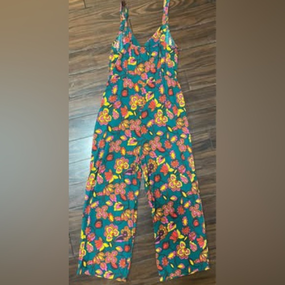 Modcloth Multicolor Floral Jumpsuit